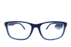 Lente con protección blue cut Defile Eyewear D005C3 Azul mate