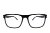 Lente con protección blue cut Defile Eyewear D8318DC1 Negro