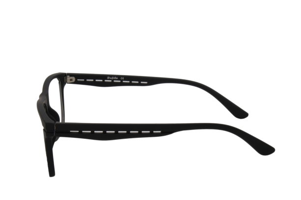 Lente con protección blue cut Defile Eyewear D8318DC2 Negro mate