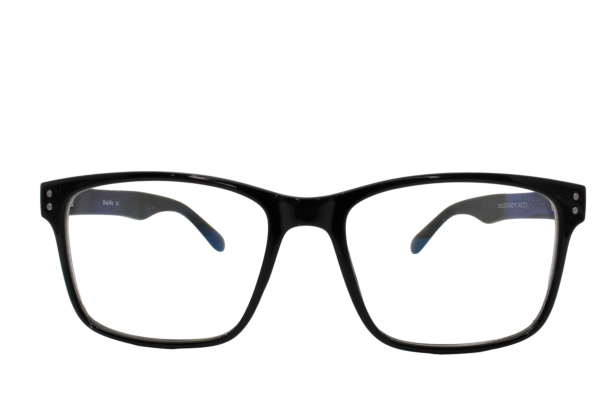 Lente con protección blue cut Defile Eyewear D8323DC1 Negro