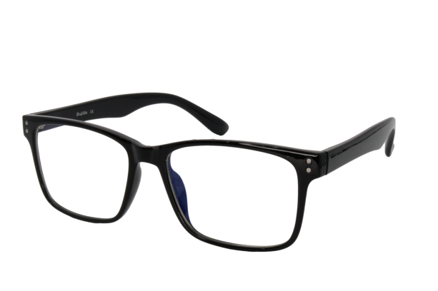 Lente con protección blue cut Defile Eyewear D8323DC1 Negro