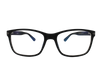 Lente con protección blue cut Defile Eyewear D8326DC2 Negro