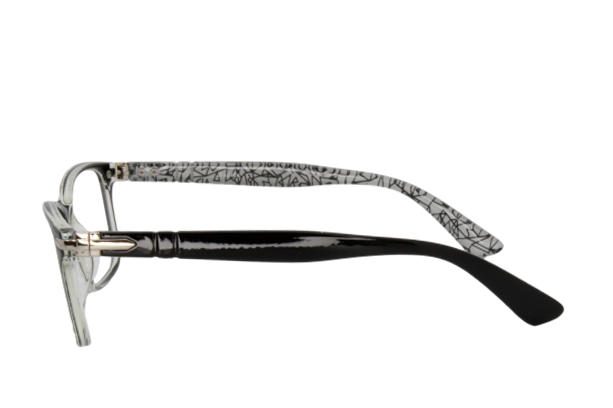 Lente con protección blue cut Defile Eyewear D8326DC4 Negro