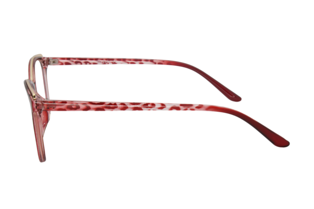 Lente con protección blue cut Defile Eyewear D8327EC3 Rojo