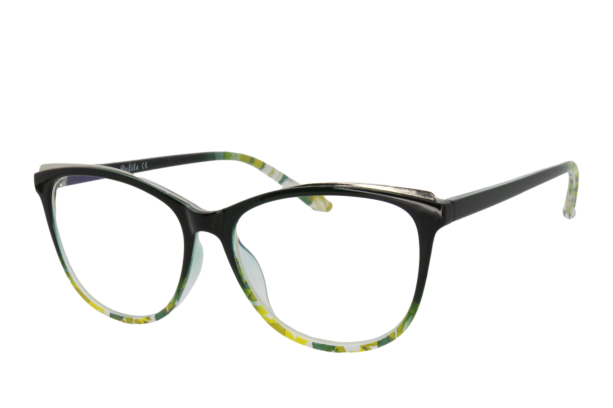 Lente con protección blue cut Defile Eyewear D8327EC4 Verde