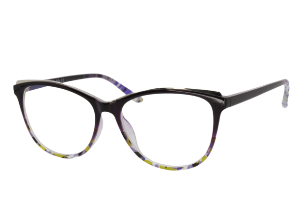Lente con protección blue cut Defile Eyewear D8327EC5 Morado