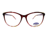 Lente con protección blue cut Defile Eyewear D8327EC6 Rojo