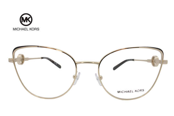 Lente Oftálmico marca Michael Kors MK3058B Dorado con negro