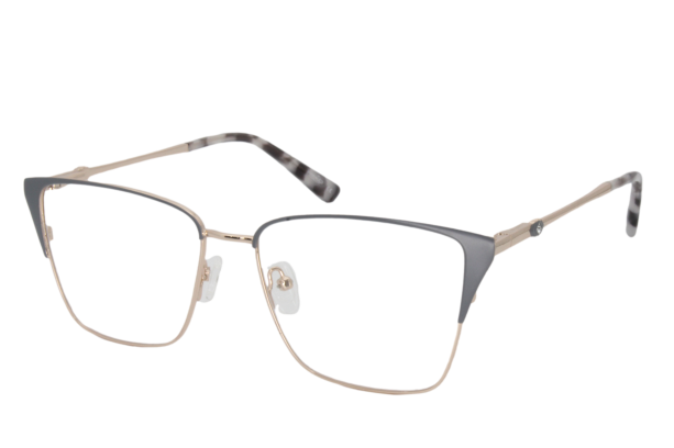 Lente oftálmico con clip on MLN8919C47 Gris con dorado