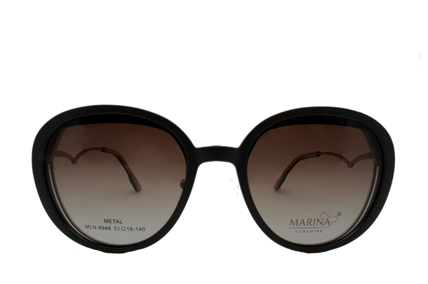 Lente oftálmico con clip on MLN8948C3 Dorado