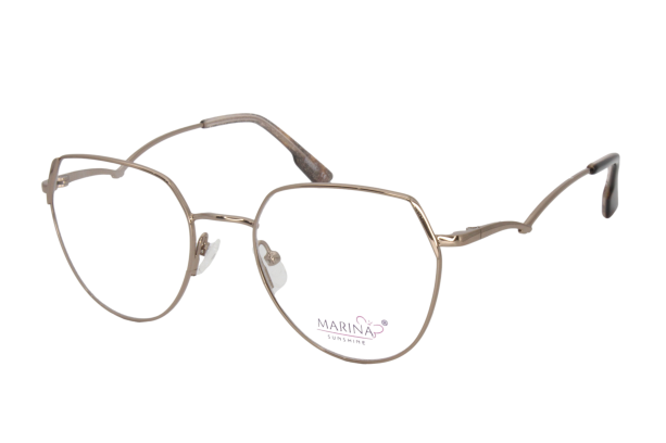 Lente oftálmico con clip on MLN8948C3 Dorado