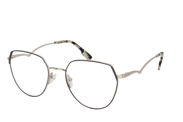 Lente oftálmico con clip on MLN8948C4 Plata