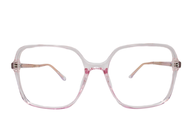 Lente con protección blue cut Marina Eyewear MRN2023C3 Rosa transparente