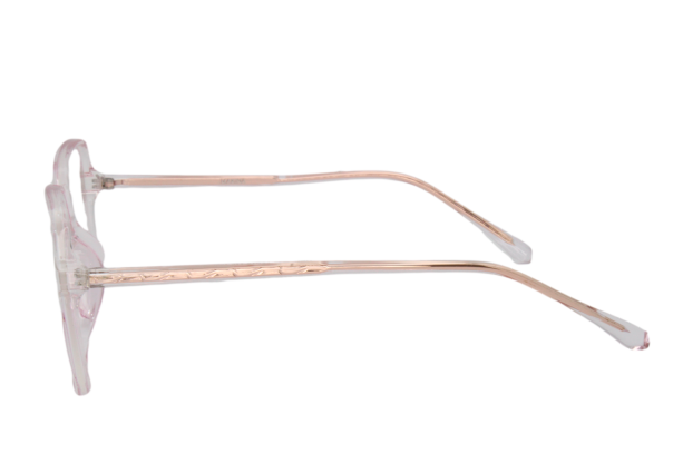 Lente con protección blue cut Marina Eyewear MRN2023C3 Rosa transparente