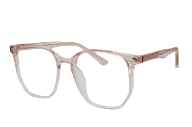 Lente con protección blue cut Marina Eyewear MRN2026C6 Rosa transparente degradado
