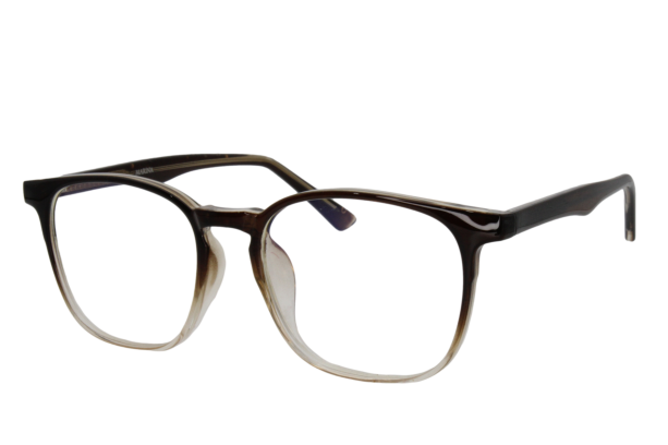 Lente con protección blue cut Marina Eyewear MRN2029C6 Café transparente degradado