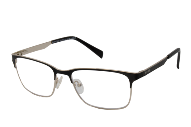Lente Oftálmico Noah NOAH.7002.BLK.GOLD Dorado con negro