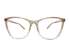 Lente con protección blue cut Marina Eyewear T2014C8 Dorado transparente
