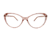 Lente con protección blue cut Marina Eyewear T2015C6 Rosa transparente