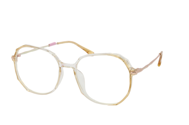 Lente con protección blue cut Marina Eyewear T8276C5 Amarillo transparente