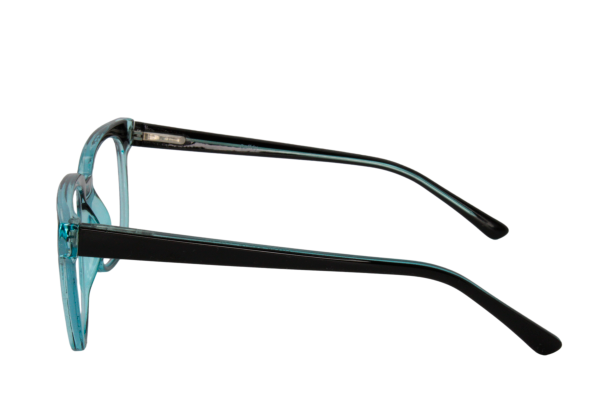 Lente Oftálmico Caffdy Eyewear TC158C3 Negro con azul