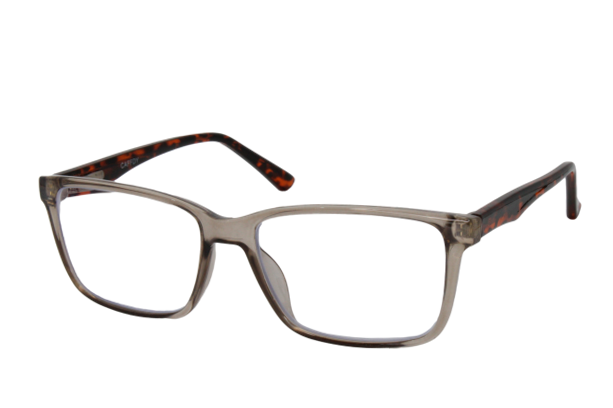 Lente Oftálmico Caffdy Eyewear TC407C4 Café transparente