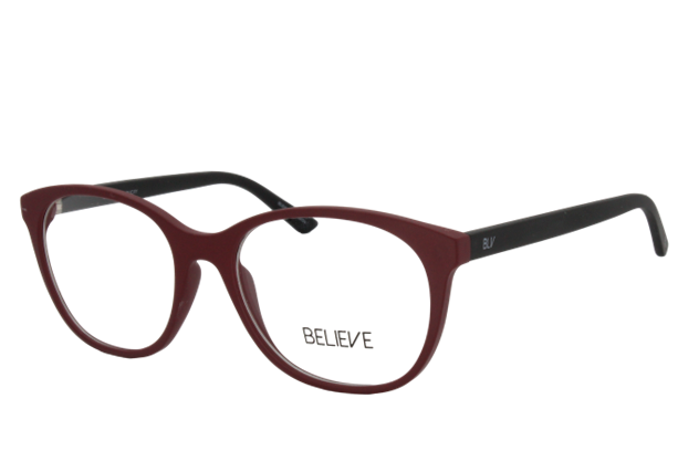 Lente oftálmico BLV con clip on VBI23373BRG Tinto con negro