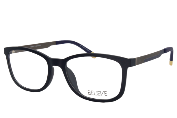 Lente oftálmico BLV con clip on VBI307670BLU Azul mate