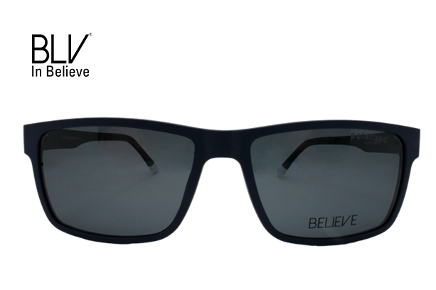 Lente oftálmico BLV con clip on VBI307710BLU Azul mate