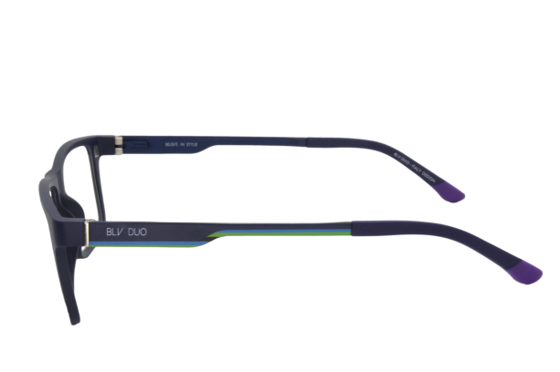 Lente oftálmico BLV DUO con clip on VBI311750BLU Azul mate