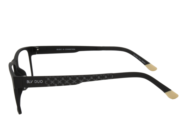 Lente oftálmico BLV DUO con clip on VBI316210BLK Negro