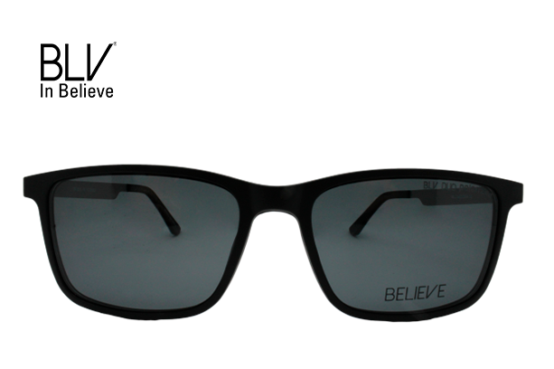 Lente oftálmico BLV DUO con clip on VBI316220BLK Negro