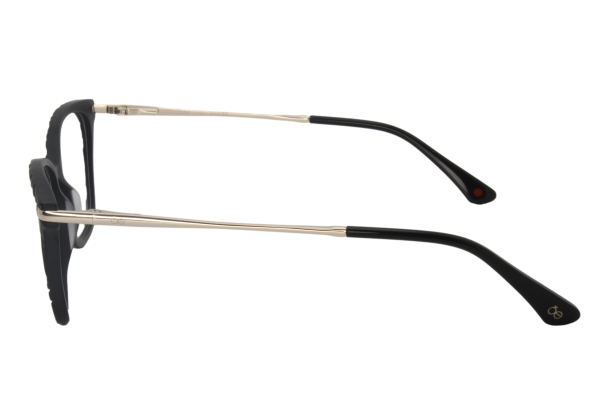 Lente Oftálmico marca Cloe VLE208870BLK Negro con dorado