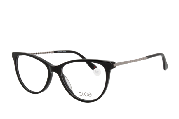 Lente Oftálmico marca Cloe VLE321720BLK Negro con plata