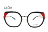 Lente Oftálmico marca Cloe VLE321770BLK Negro con rojo