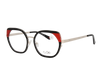 Lente Oftálmico marca Cloe VLE321770BLK Negro con rojo