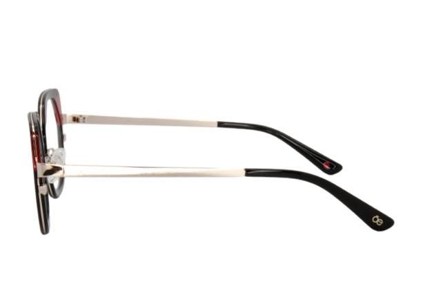 Lente Oftálmico marca Cloe VLE321770BLK Negro con rojo