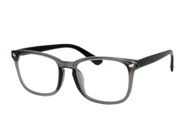 Lente con protección blue cut para niño YK8297C34 Gris transparente