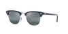 Lente solar Ray-Ban Clubmaster Chromance RB3016 Plateado / Azul Chromance