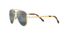 Lente solar Ray-Ban New Aviator RB3625 Plateado Azul