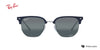 Lente solar Ray-Ban RB4416 Plateado / Azul Chromance