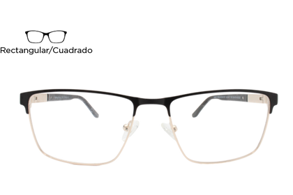 Lente Oftálmico Funky Fred Eyewear 2003M Dorado con negro