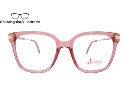 Lente Oftálmico Marissa Eyewear 2129 Rosa con dorado