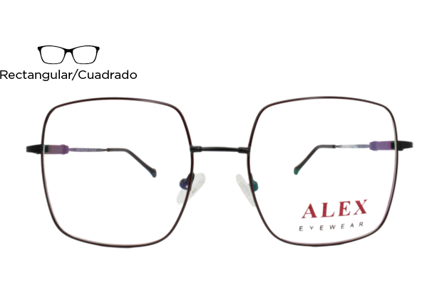 Lente Oftálmico Alex Eyewear F348D57 Negro