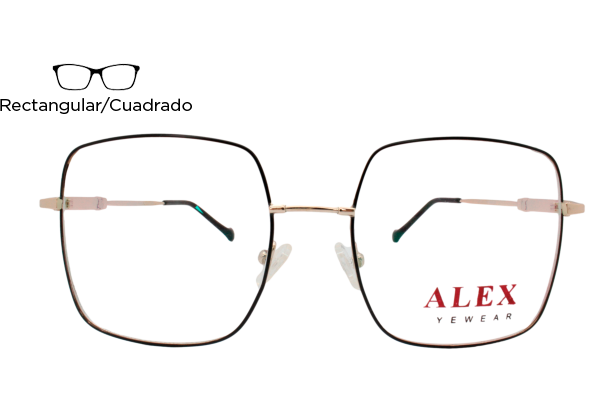 Lente Oftálmico Alex Eyewear ALEXF348D57 Plata