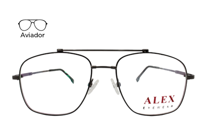 Lente Oftálmico Alex Eyewear ALEXF349 Negro