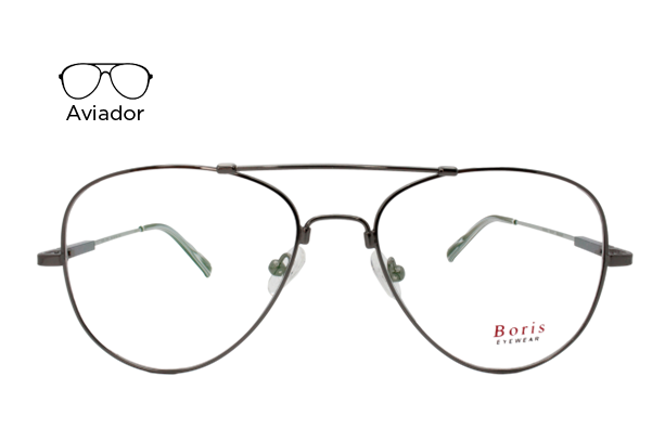 Lente Oftálmico Boris Eyewear BOR1281 Plata