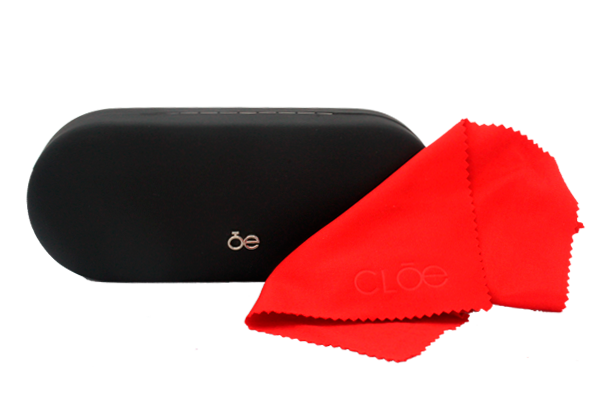 Lente Oftálmico marca Cloe VLE321770BLK Negro con rojo