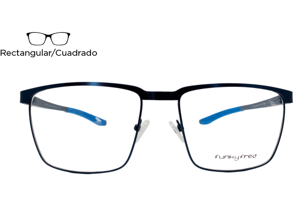 Lente Oftálmico Funky Fred Eyewear FF009D61 Negro con azul