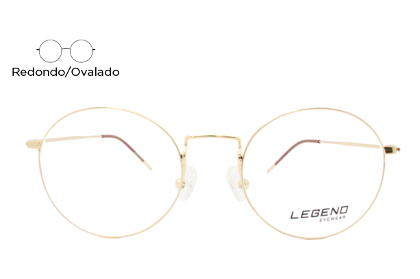 Lente Oftálmico Legend Eyewear LEG0538 Dorado